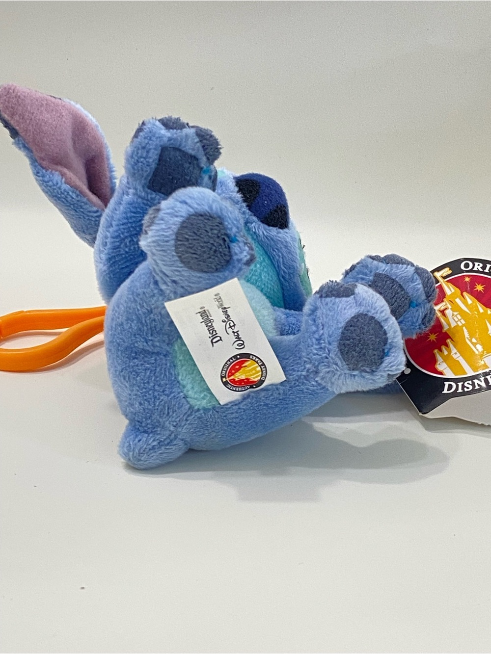 Disney Parks 4” Plush Stitch Keychain With Original Tag - Picture 6 of 16